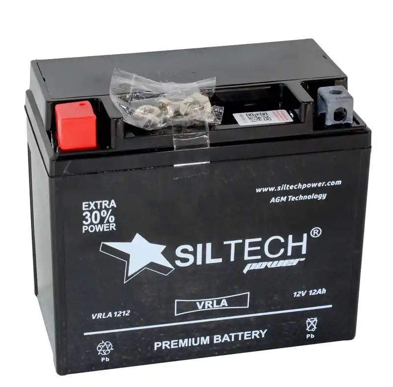 SILTECH VRLA СТ-1212 12V12 A/ч п.п. [д150ш86в130/200А] (YTX12-BS)